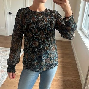 VERONICA BEARD Silk Printed Blouse